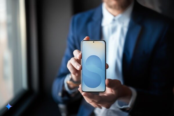 Holding Samsung s25